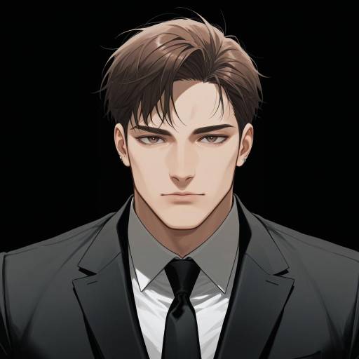 Elegant Portrait of a Robust Man Elegant Portrait of a Robust Man