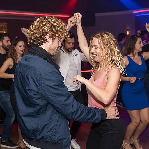 Vibrant Nightclub Dance Scene