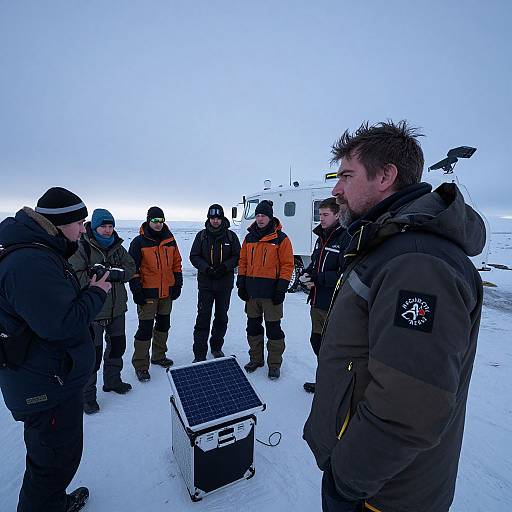Antarctic Press Outpost Scene
