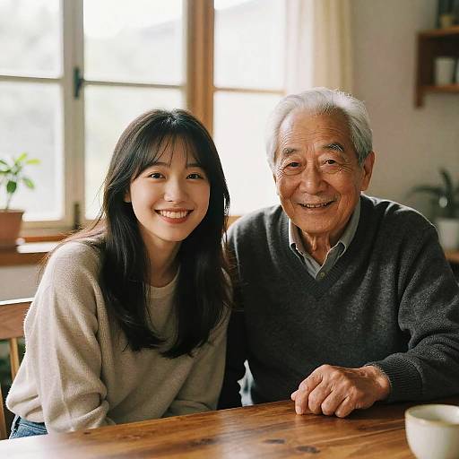 Warm Candid Portrait of Family