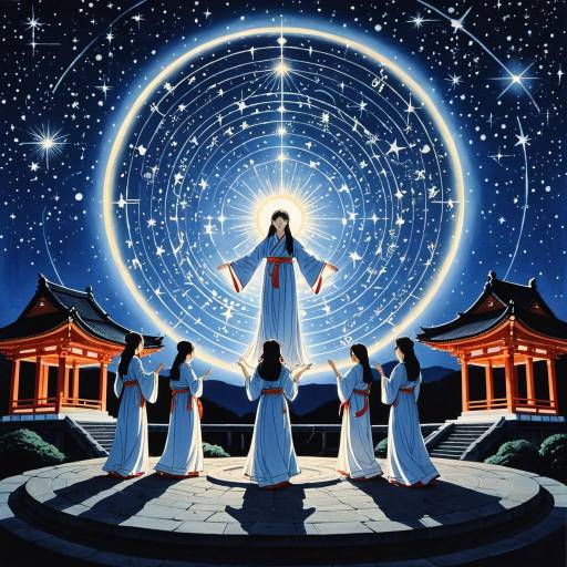 Celestial Maidens in Twilight Harmony