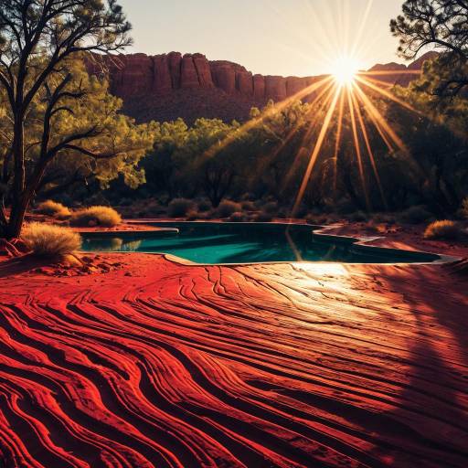 Vibrant Desert Landscape Conservation Design