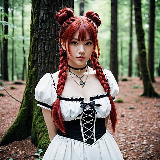Mafuyu Project Sekai Cosplay in Nature