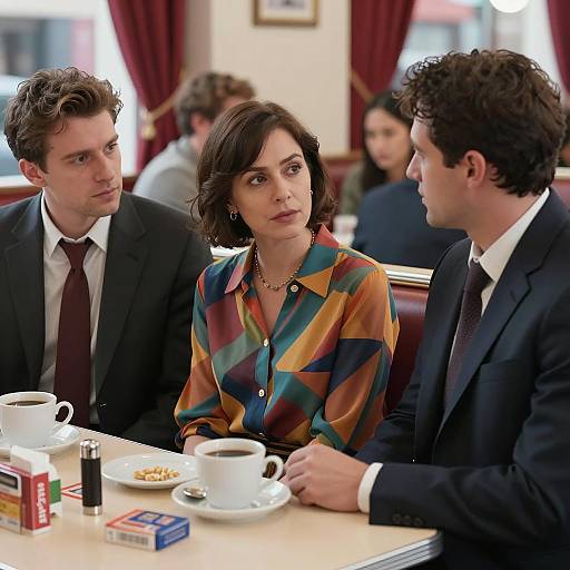 Diner Conversations: A Captivating Moment