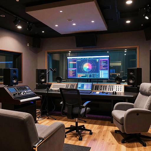 Futuristic Luxury Recording Studio