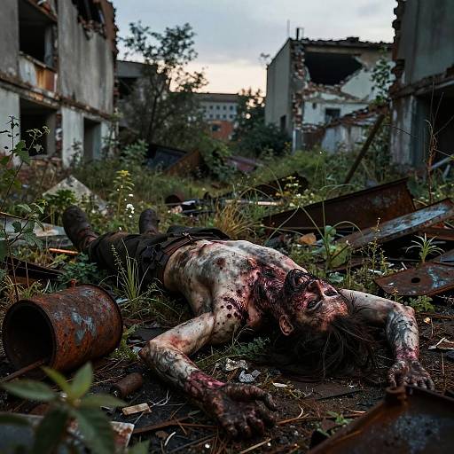 Post-Apocalyptic Urban Ruin Horror