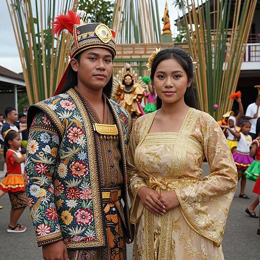 Philippine Festive Mythical Couple Cosplay