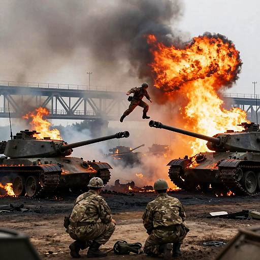 Dramatic Battlefield Intensity Unleashed