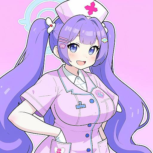 Illustration of Hanae (blue archive), blue archive in the style of Nekotoufu