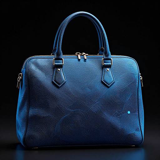 Photorealistic Line Art BMW Handbag