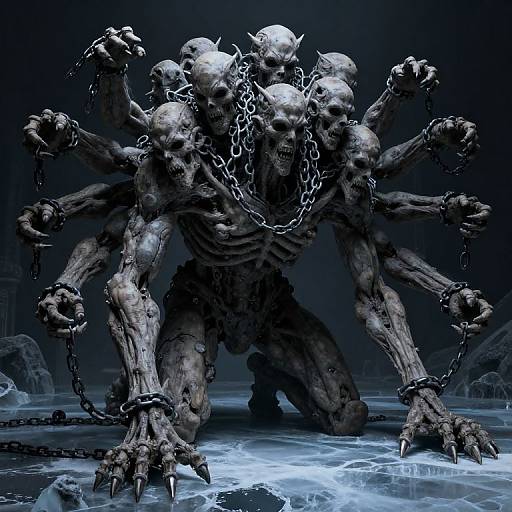 Retrofuturistic Briareus in Dante's Inferno