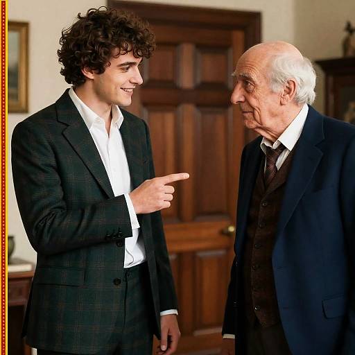 Period Clothing Portrait of Two Men