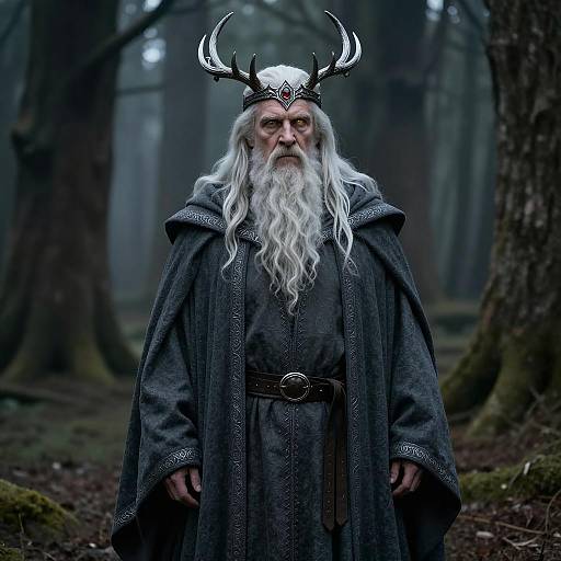 Epic Witch King Costume in Dark Forest