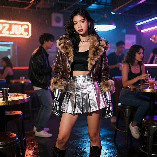 Cyberpunk Jazz Speakeasy Party