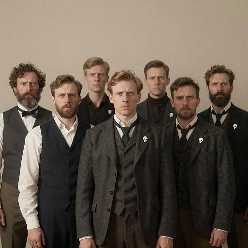 Intense 19th Century Men Portrait