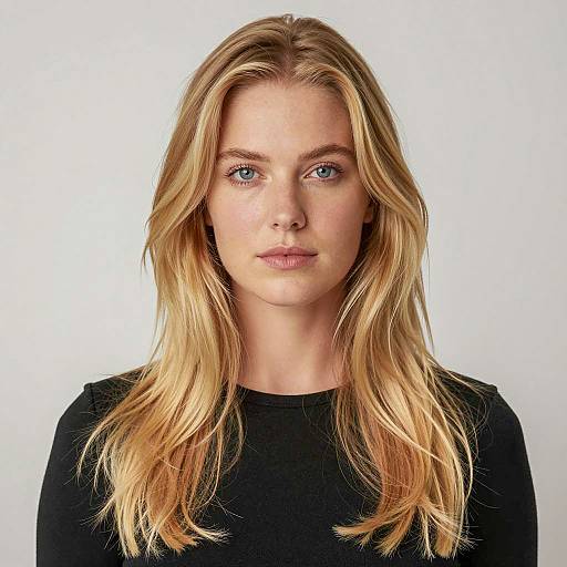 Portrait of Fair-Skinned Blonde Woman