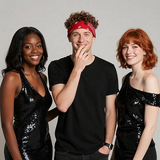 Diverse Group in Stylish Attire