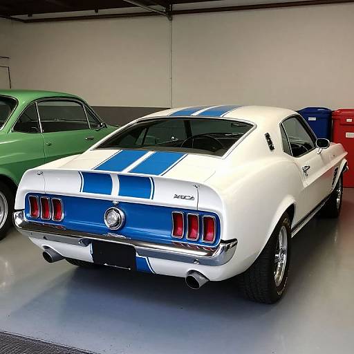 Classic 1972 Ford Mustang in Garage