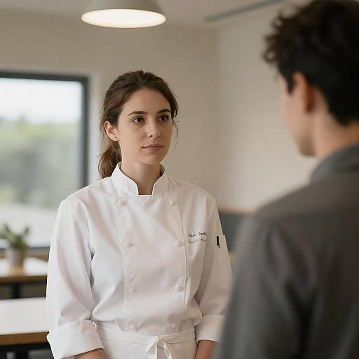 Indoor Portrait of a Chef with Brown Hair