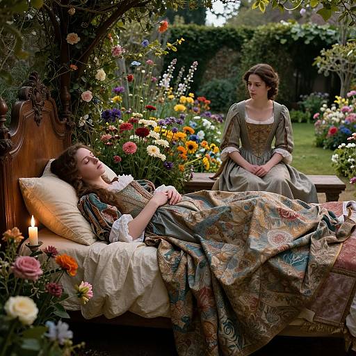 17th-Century French Romantic Scene