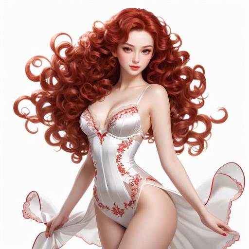 Graceful Woman in Delicate Lingerie Graceful Woman in Delicate Lingerie