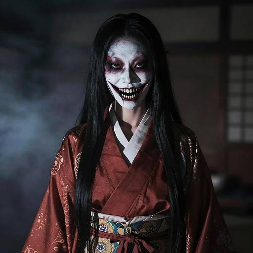 Kuchisake Onna Horror Portrait