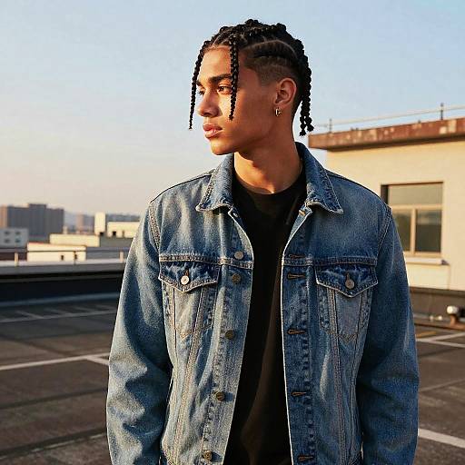 Young Man with Two-Strand Twists