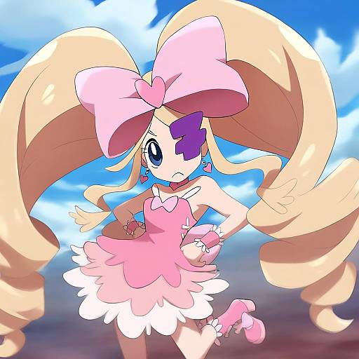 Illustration of Harime nui, kill la kill in the style of Shamakho