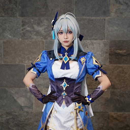 Epic Aiz Wallenstein Cosplay Portrait