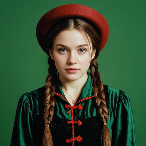 Young Woman in Hocus Pocus Inspired Costume