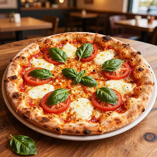 Realistic Artistic Pizza Illustration