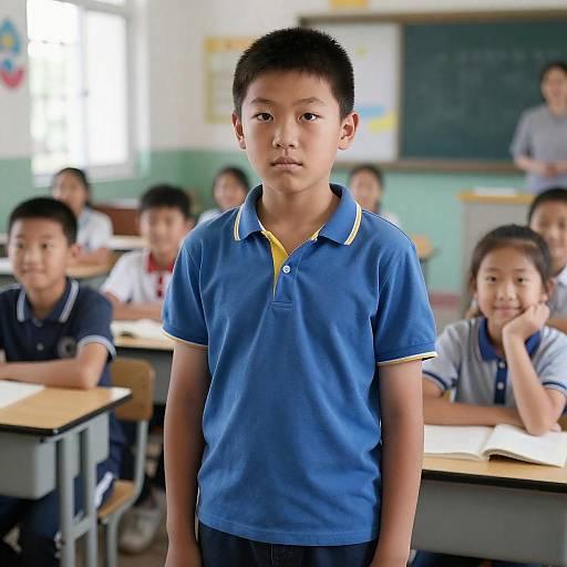 Vibrant Classroom Scene with Diverse Children