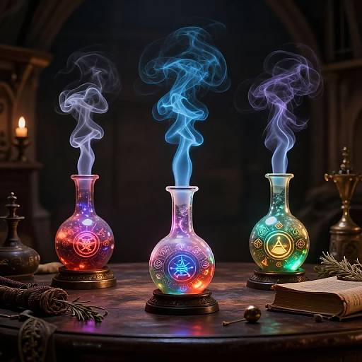 Mystical Fantasy Potions in Wizard's Tower