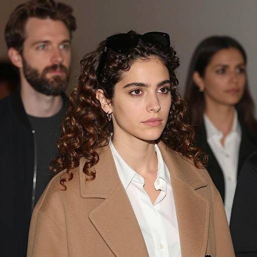 Intense Portrait in Dimly Lit Indoor Setting