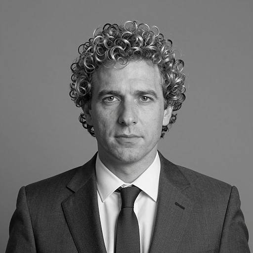 Classic Monochrome Portrait of a Man