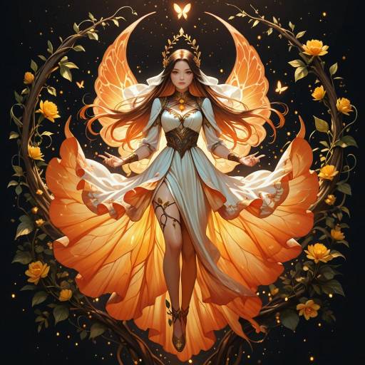 Enchanted Maiden in Mid-Leap Enchanted Maiden in Mid-Leap