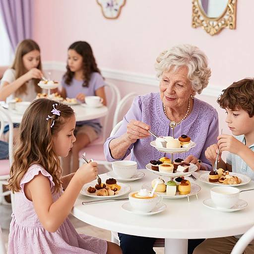 Family Lunch at Lavender N Lace Tea Room