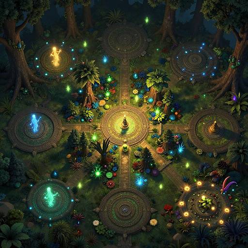 Enchanted Forest D&D Map Generator