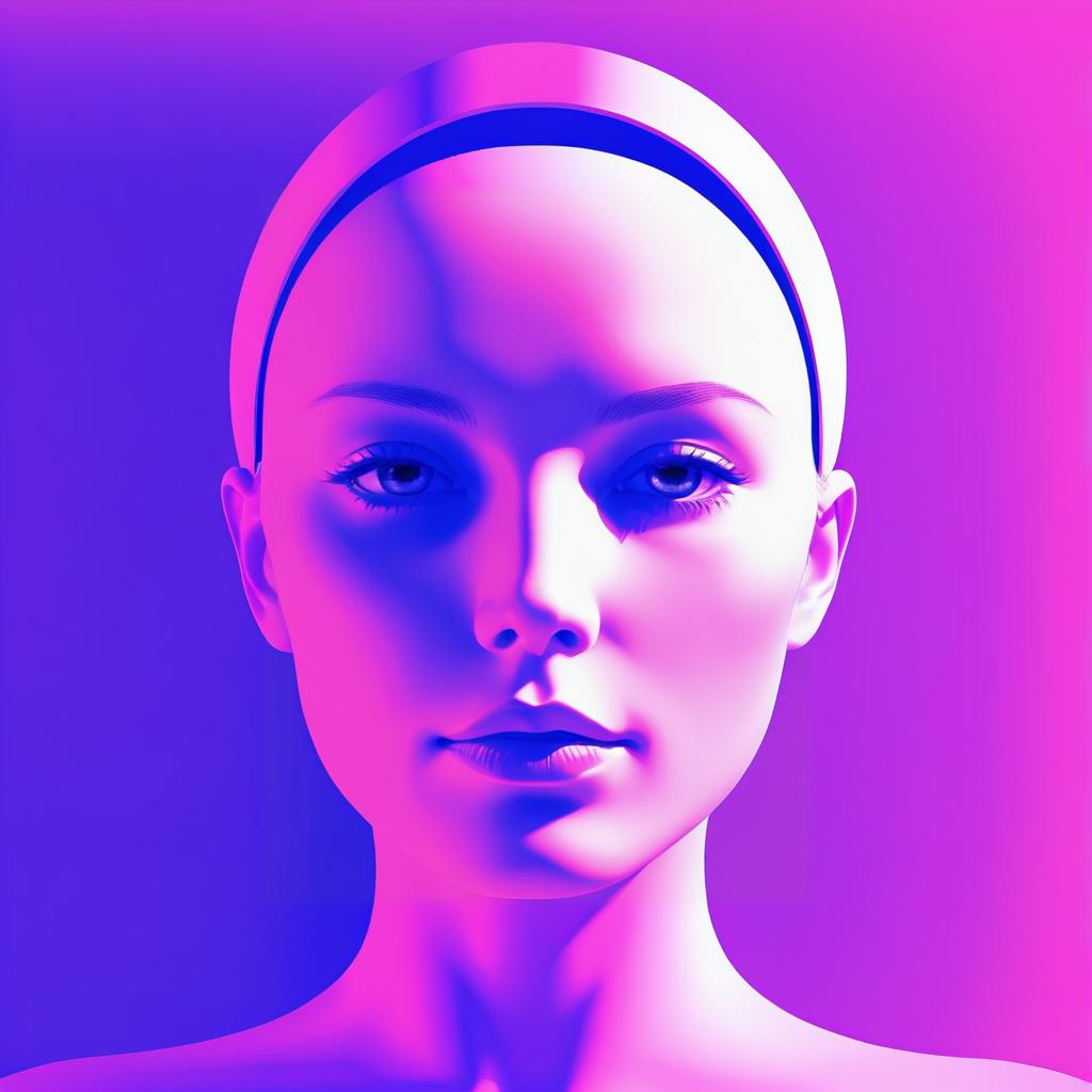 Digital Portrait Inspired by James Turrell