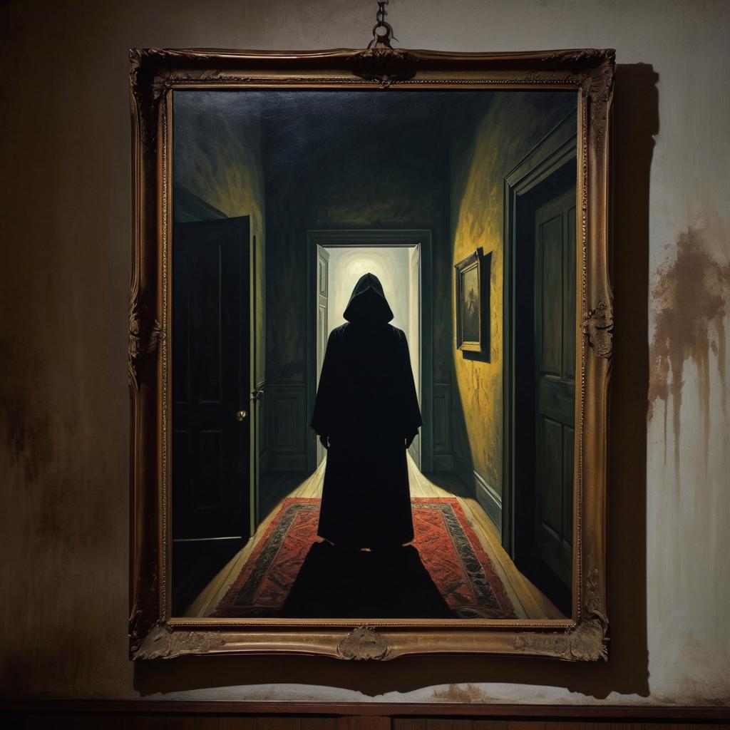 Cursed Painting: Secrets in Shadows