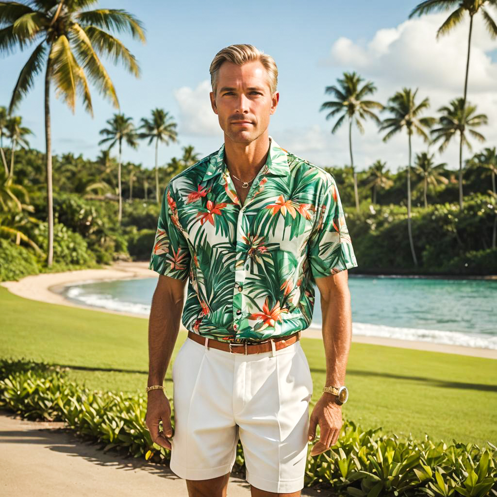 Sophisticated Tropical Vibes for Mature Men