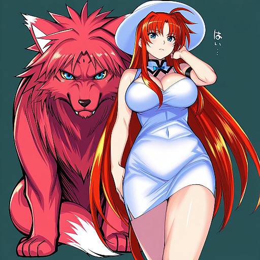 Illustration of Arf, lyrical nanoha in the style of Tetsu (kimuchi)