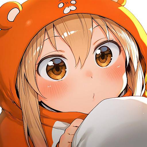 Illustration of Doma umaru, himouto! umaru-chan in the style of Niwarhythm