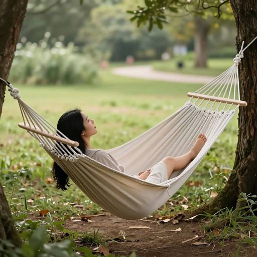 Serene Soul in Nature's Embrace