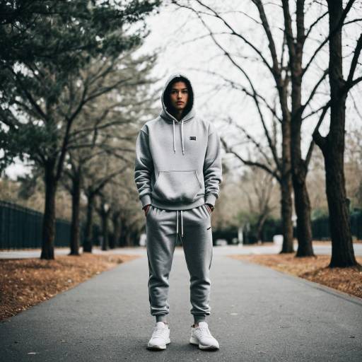 Outdoor Stylish Sweat Suit Fashion Shoot