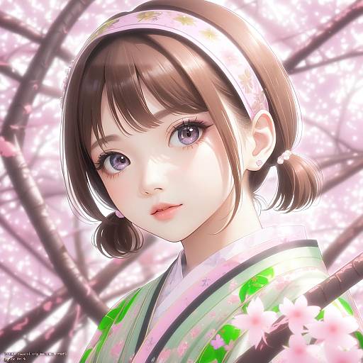 Illustration of Muramatsu sakura, idolmaster in the style of Luminyu