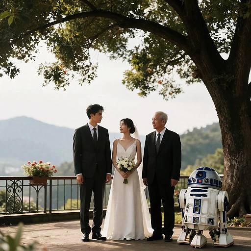 Charming Wedding Under a Tree