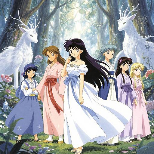 Shoujo Anime Fantasy Forest Scene