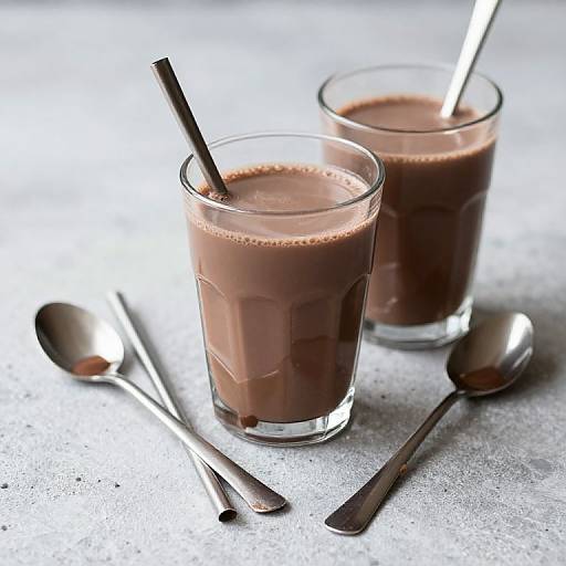 Delicious Hot Cocoa Chocolate Spoons