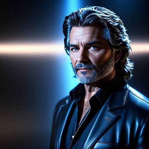 Kurt Russell Battle-Scarred Ultra-Detailed Cinematic Portrait